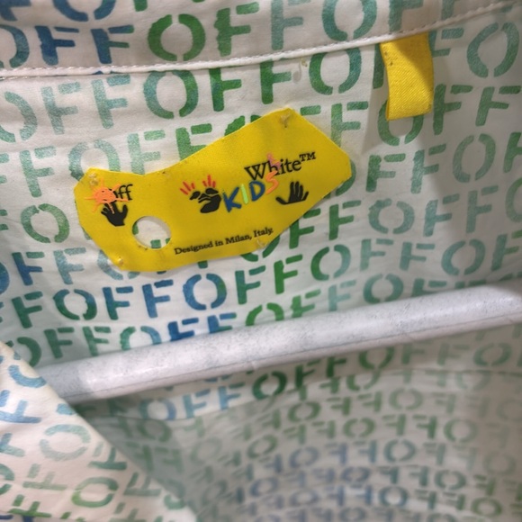 Boys off white button up - Picture 2 of 5